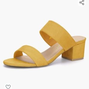 Allegra K block heel sandal